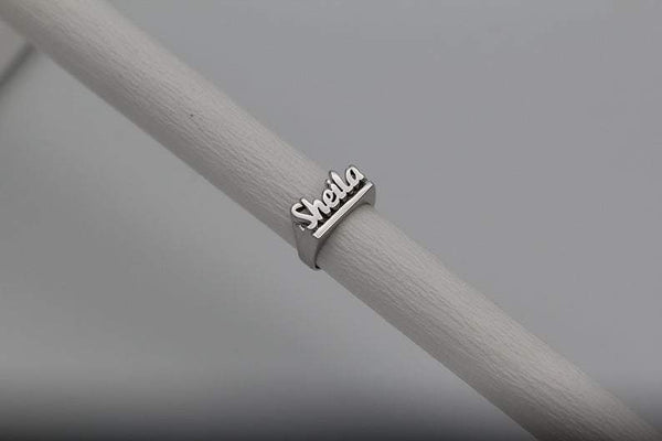 Baebie Custom Name Ring